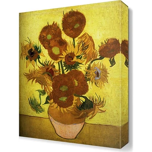 Dekor Sevgisi Vincent van Gogh Saksıdaki Çiçekler Tablosu 45x30 cm