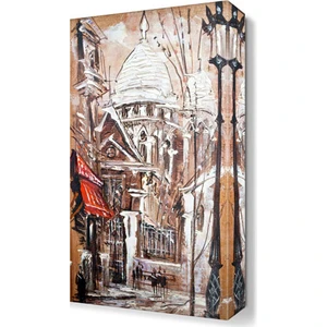 Dekor Sevgisi Yağlıboya Şehir Tablosu 45x30 cm