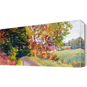 Dekor Sevgisi Köy Yolu Tablosu 45x30 cm