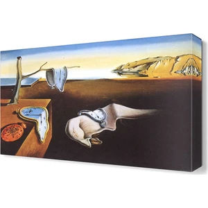 Dekor Sevgisi Salvador Dali Zaman Saatler Tablo  105x70 cm
