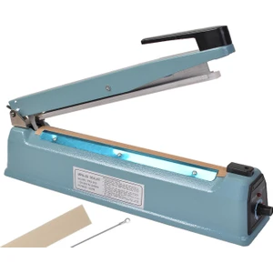 Poşet Ağzı Kapama Yapıştırma Makinası 40Cm Metal Gövde
