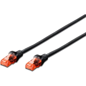 Dıgıtus Patch Kablo, U-Utp, Cat. 6, 0.5 Metre, Awg 26/7, Siyah Renk Dk-1614-005-Bl