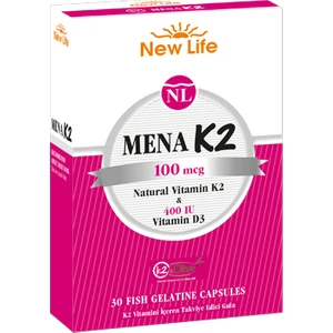 New Life Mena K2 100 mcg 30 Kapsül