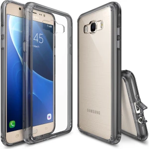 Fusion Galaxy J7 2016 Kılıf Smoke Black - Extra Darbe Emici