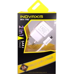 Inovaxıs Ekstra Power Inv-700 LG G2 -G3 - G4 2A Güçlü Şarj Aleti