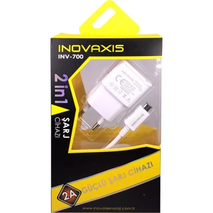 Inovaxıs Lg G5 Güçlü Şarj Aleti (2A Güçlu Adaptör +1 M Type-c Usb Data Kablosu)