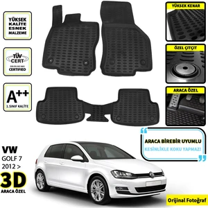 Vw Golf 7 3D Oto Paspas Seti 