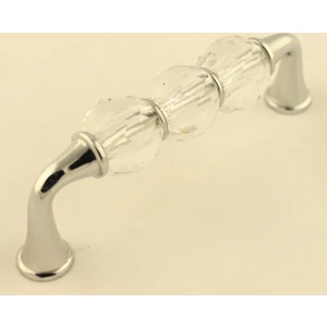 Kristal Taşlı Kulp 96Mm Seffaf