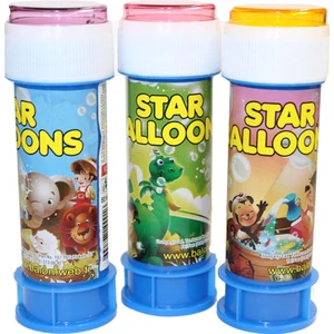Köpüklü Üflemeli Baloncuk Star Alloons (5 Adet)