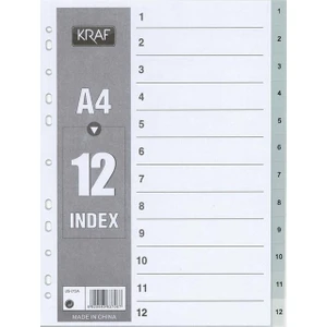 1012 Separatör 1-12 Rakam