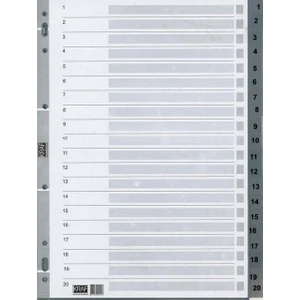 1020 Separatör 1-20 Rakam