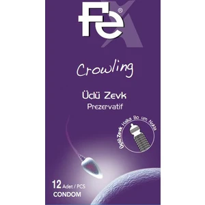 Crowling Üçlü Zevk Prezervatif 12'li