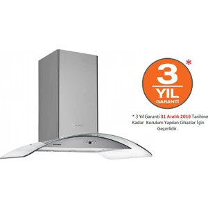 Vetro Inox 60 Cm Dekoratif Davlumbaz
