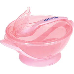 Vakumlu Tabak ve Kaşık Mavi Pembe