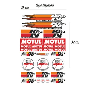 K&N Motul Sticker Seti