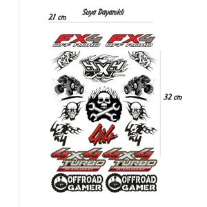 Offroad Sticker Seti