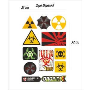 StickerMarket Danger Tehlike Sticker Seti
