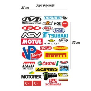 Sponsor 4 Sticker Seti