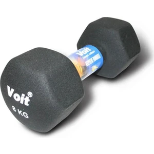 Vdb-04 Altıgen Neopren Dumbbell 8 Kg Siyah