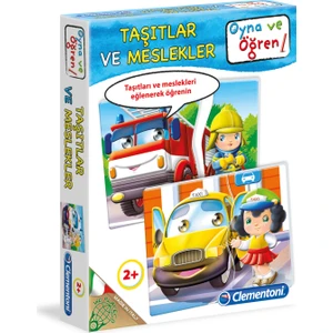 Oyna Ve Öğren Taşıtlar Ve Meslekler (2 Yaş+)