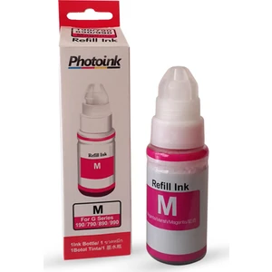 Canon Gi 490 M Uyumlu 70 Ml Kırmızı Photoink Mürekkep Canon G1400/G2400/G3400/ G2410/G2411/G3410/G3411/G4400/G4410/G1410