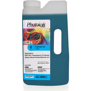 Dx5 ve Dx7 Kafalar İçin 1000 Ml Mavi Cyan Pigment Plotter Mürekkep (T-Pnd)