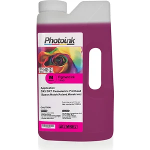 Dx5 ve Dx7 Kafalar İçin 1000 Ml Kırmızı Magenta Pigment Plotter Mürekkep (T-Pnd)