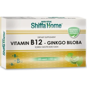 Shiffa Home B12 Ginko Biloba 150 mg 28 Tablet