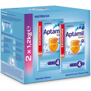 4 Çocuk Devam Sütü 1200 gr - 2'li