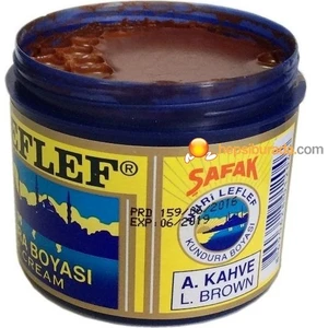 Nuri Leflef Klasik Ayakkabı Boyası Cilasız 200 ml Açık Kahve