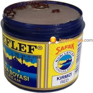 Nuri Leflef Klasik Ayakkabı Boyası Cilasız 200 ml Bordo