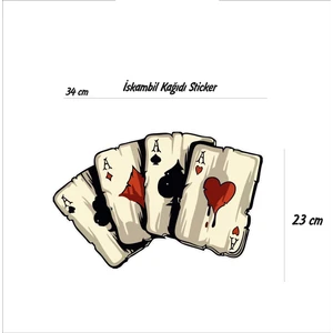 iskambil Kağıdı Sticker