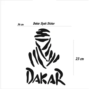 StickerMarket dakar Siyah Sticker