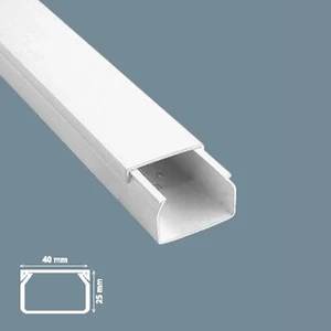 40X25 Yapışkanlı Kablo Kanalı 2 Metre
