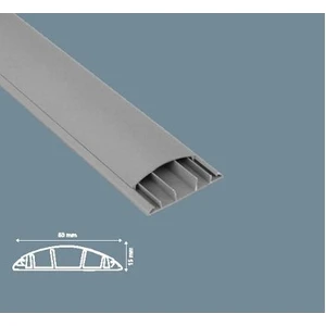 60X15 Yapışkansız Balık Sırtı Kablo Kanalı Zemin İçin 2 Metre