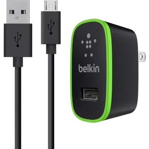 Ev Şarj Cihazı 2.1 Amper + Micro USB Kablo - Siyah - BLK-111