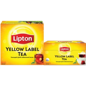 Yellow Label Süzen Poşet Çay 100'lü+Lipton Yellow Label Demlik Poşet Çay 100'lü