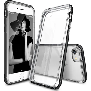 Frame iPhone 7 Çerçeveli Bumper Kılıf Sf Black - Extra Tam Koruma