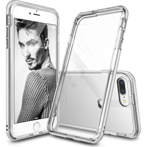 Frame iPhone 7 Plus Çerçeveli Bumper Kılıf Şeffaf - Extra Tam Koruma