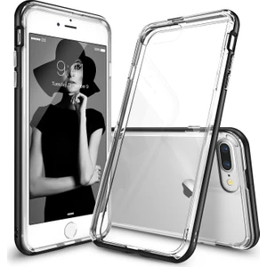 Frame iPhone 7 Plus Çerçeveli Bumper Kılıf Sf Black - Extra Tam Koruma