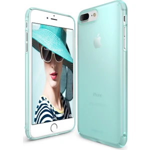 Slim Frost iPhone 7 Plus Kılıf White - 4 Tarafı Saran Tam Koruma İnce Buzlu Şeffaf