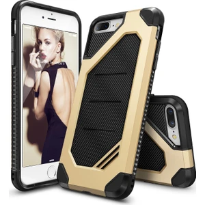 Max iPhone 7/8 Plus Kılıf Royal Gold - Tam Koruma Isı Dağılımlı Şok Emici Teknoloji