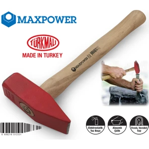 Maxpower Ahşap Saplı Çekiç 100gr