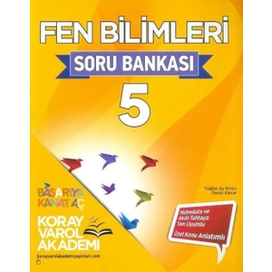 Koray Varol Akademi 5.Sınıf Fen Bilimleri Soru Bankası