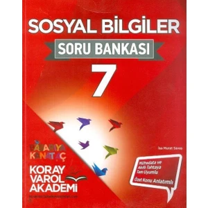 Koray Varol Akademi 7.Sınıf Sosyal Bilgiler Soru Bankası