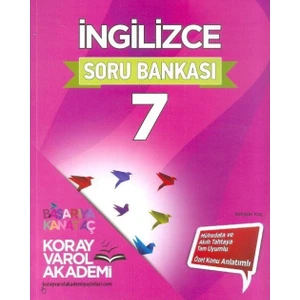Koray Varol Akademi 7.Sınıf İngilizce Soru Bankası