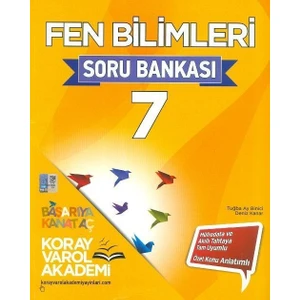 Koray Varol Akademi 7.Sınıf Fen Bilimleri Soru Bankası
