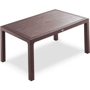 Classi 150 Rattan Dikdörtgen Masa - Kahverengi
