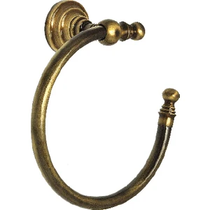 Çelik Banyo Ottoman Yuvarlak Havluluk  Antık