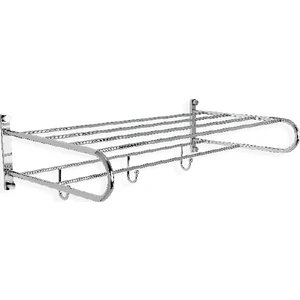 Çelik Banyo Askılıklı Raf Havluluk 50 Cm